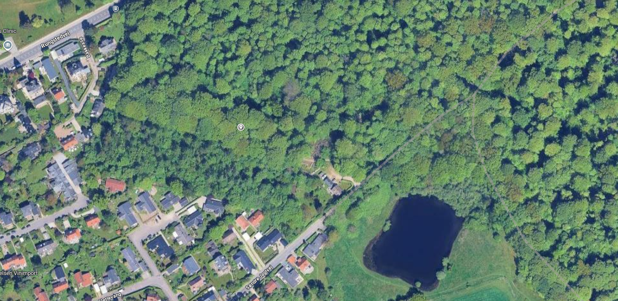 Kort over Hørsholm Biavlerforenings skolebigård